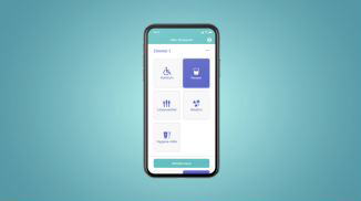 Hospital product overview on a mobile device